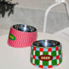 Stainless Steel Slanted Pet Bowl (3)