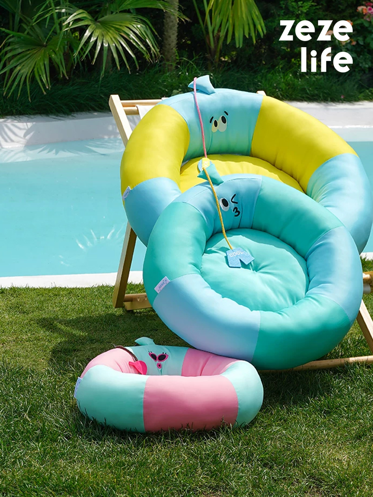 Swim Ring Cat Bed (9)