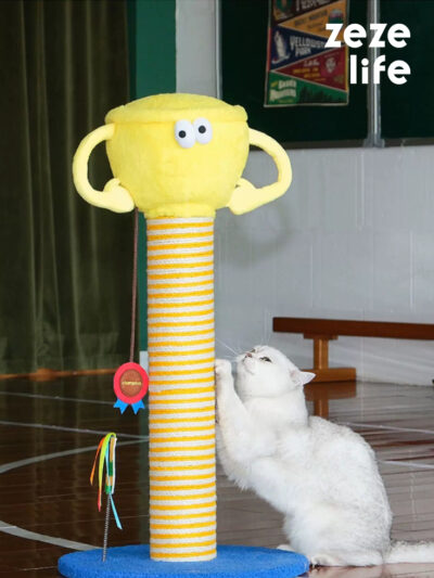 Trophy Cat Scratching Post Claw Grinding Cat Toy (5)