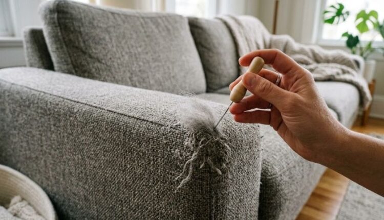 How to Fix a Couch Corner Scratched by a Cat image