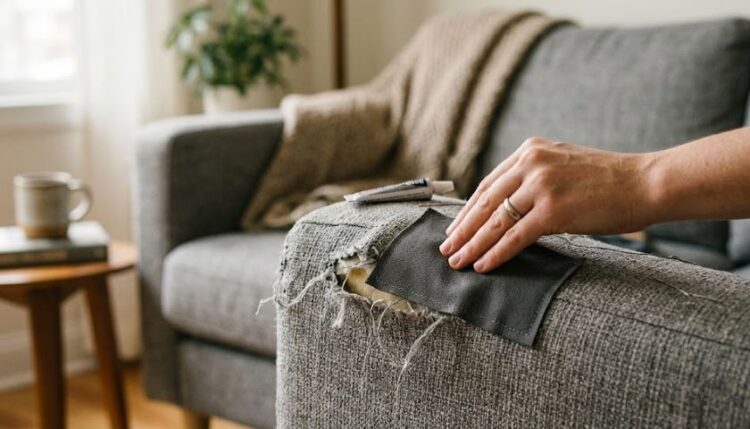 The Best Way to Repair a Scratched Sofa With Patches image