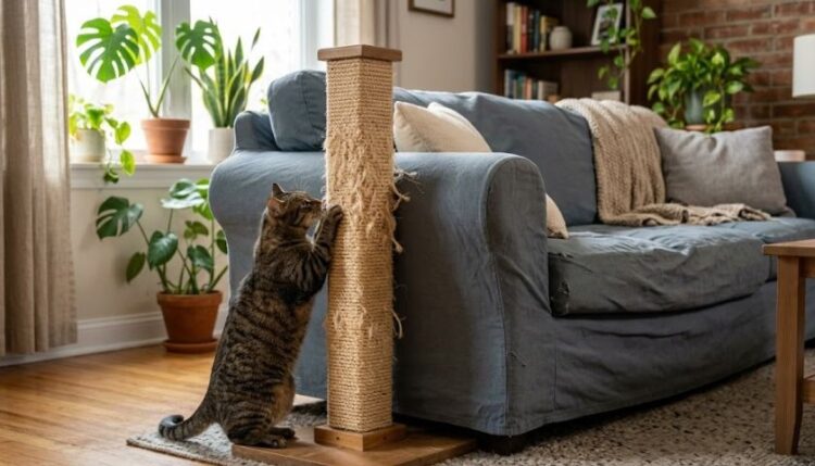How to Mend a Couch and Protect a Pet Damaged Couch image