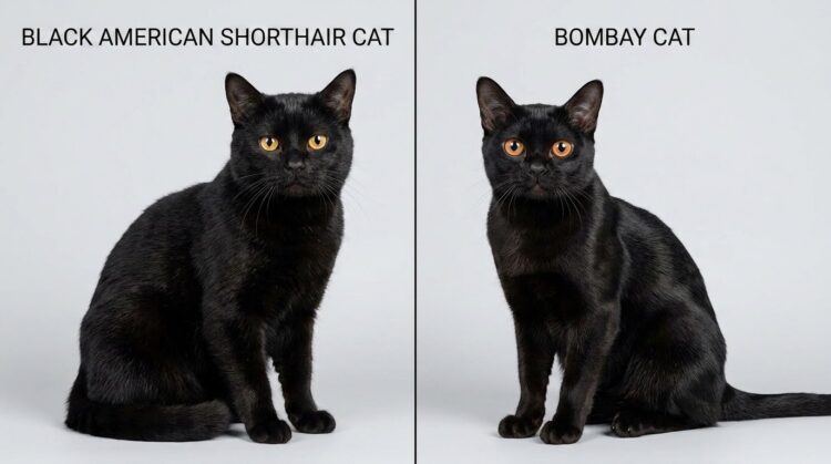 Black American Shorthair Cat vs Bombay: Core Traits