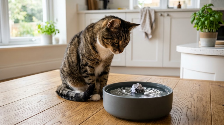 Why Do Cats Drop Paperball Toys in Water: Causes & Fixes