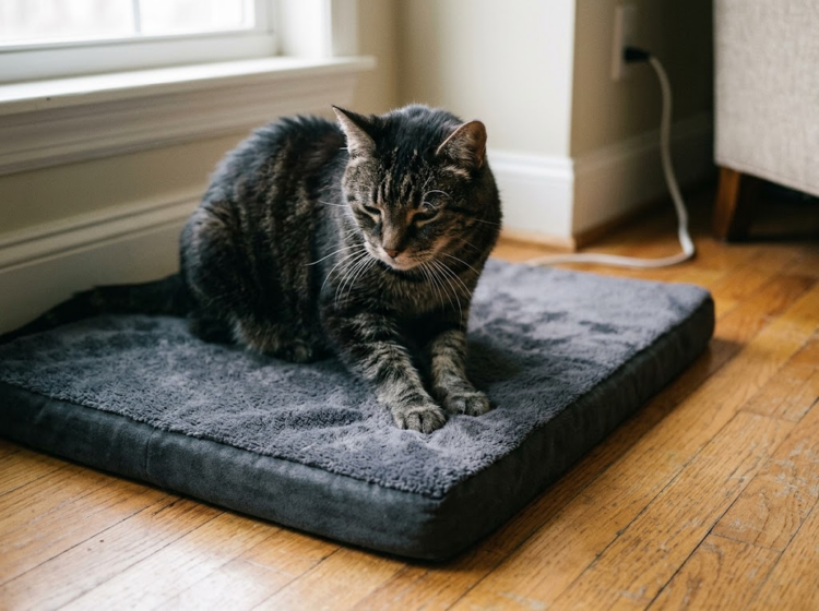 senior-cat-kneading-soft-mat image