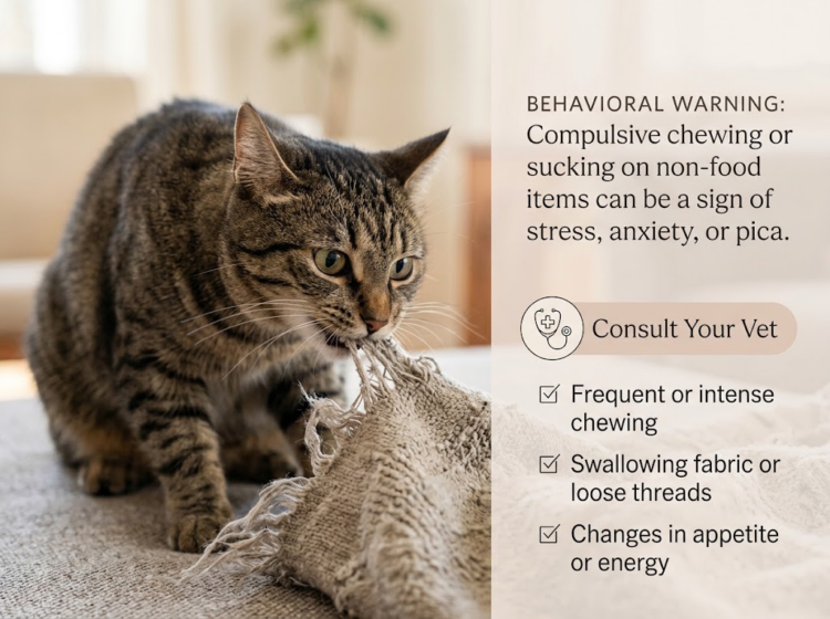cat-chewing-fabric-kneading-warning-signs image