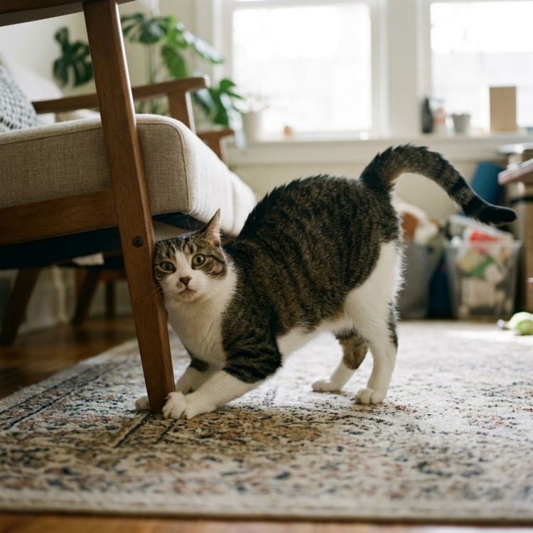 cat-in-heat-behavior-kneading-habit image